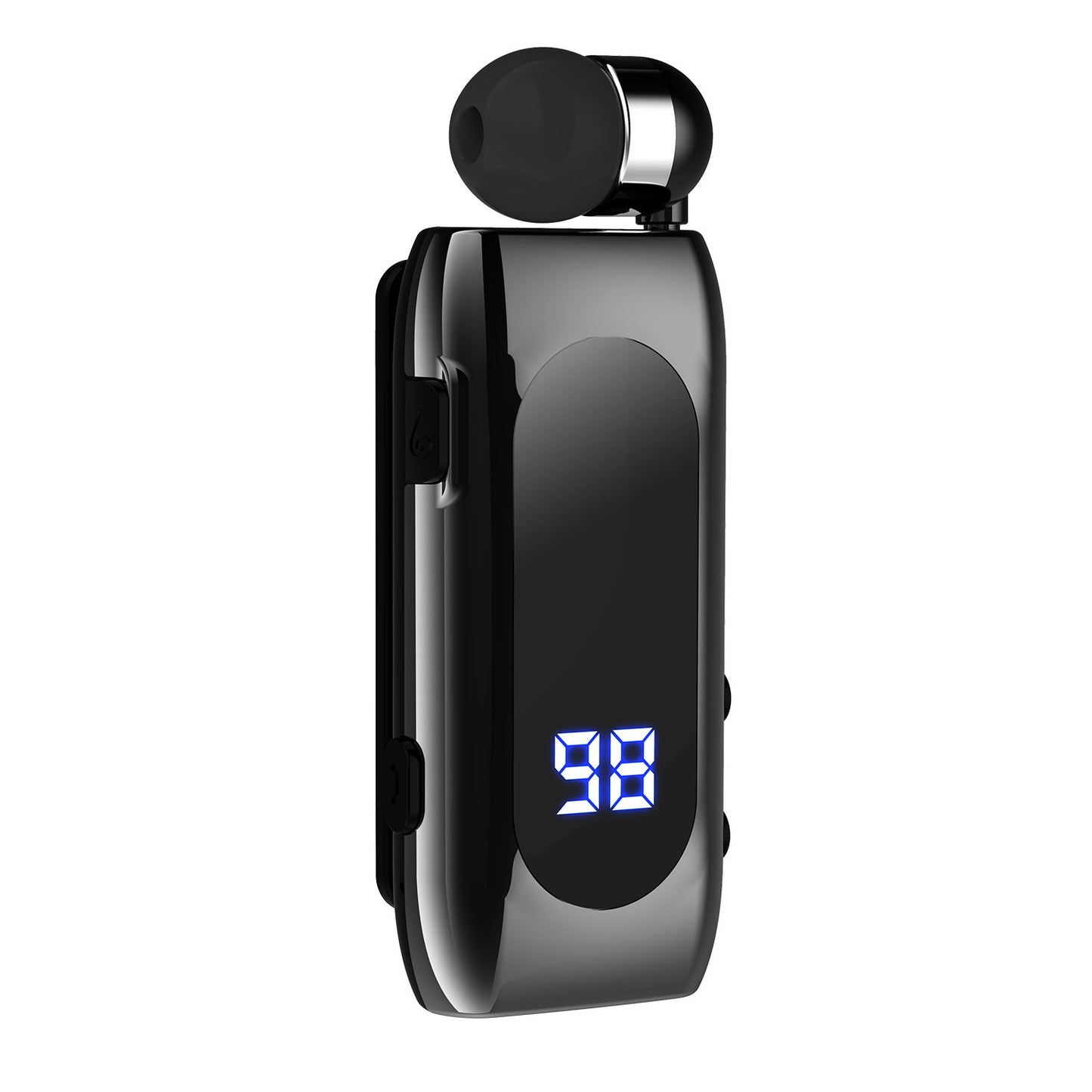 K55 Wireless Bluetooth Headset Lavalier Retractable Cable