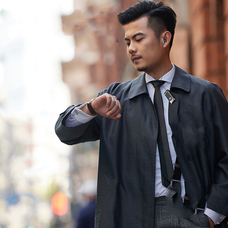 K55 Wireless Bluetooth Headset Lavalier Retractable Cable