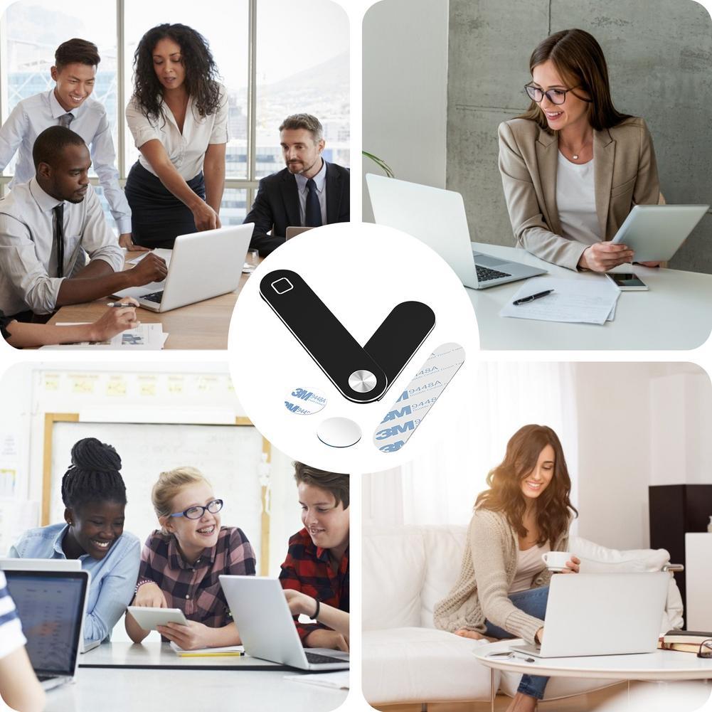 Magnetic Laptop Phone Holder-Foldable Aluminum Expansion Bracket